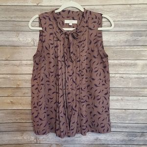 Loft Women's Sleeveless Blouse, Size M